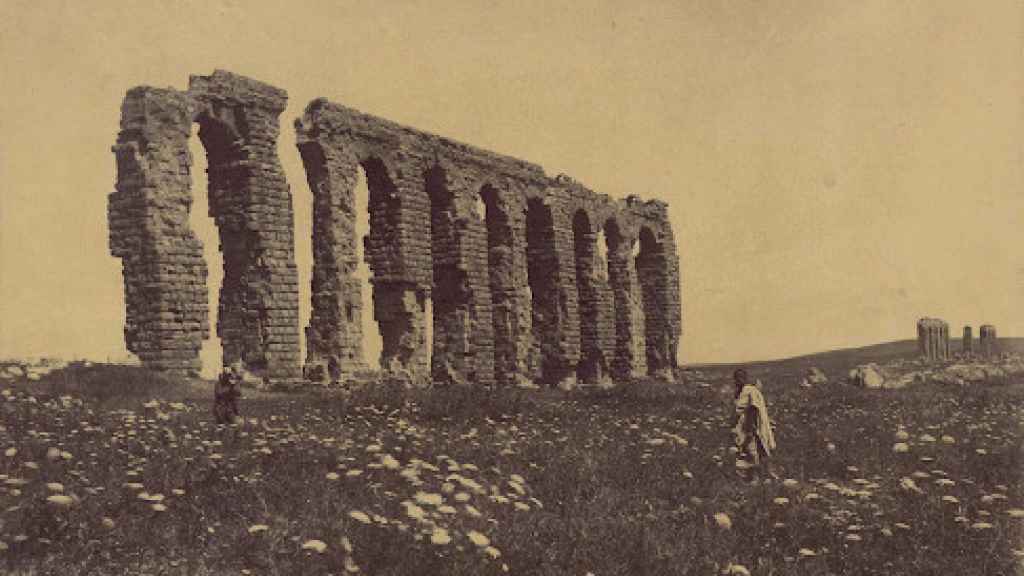 Acueducto romano. Planicie de Zaghouan, 1855-1892. Fotos: Museo Arqueológico Nacional
