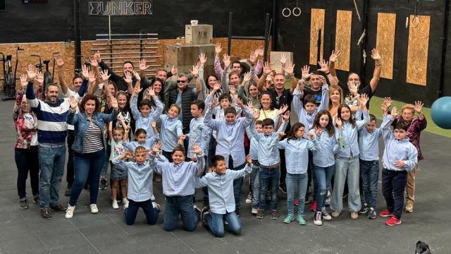 Un momento de una grabación de un anuncio de Fundación Autismo Sur.