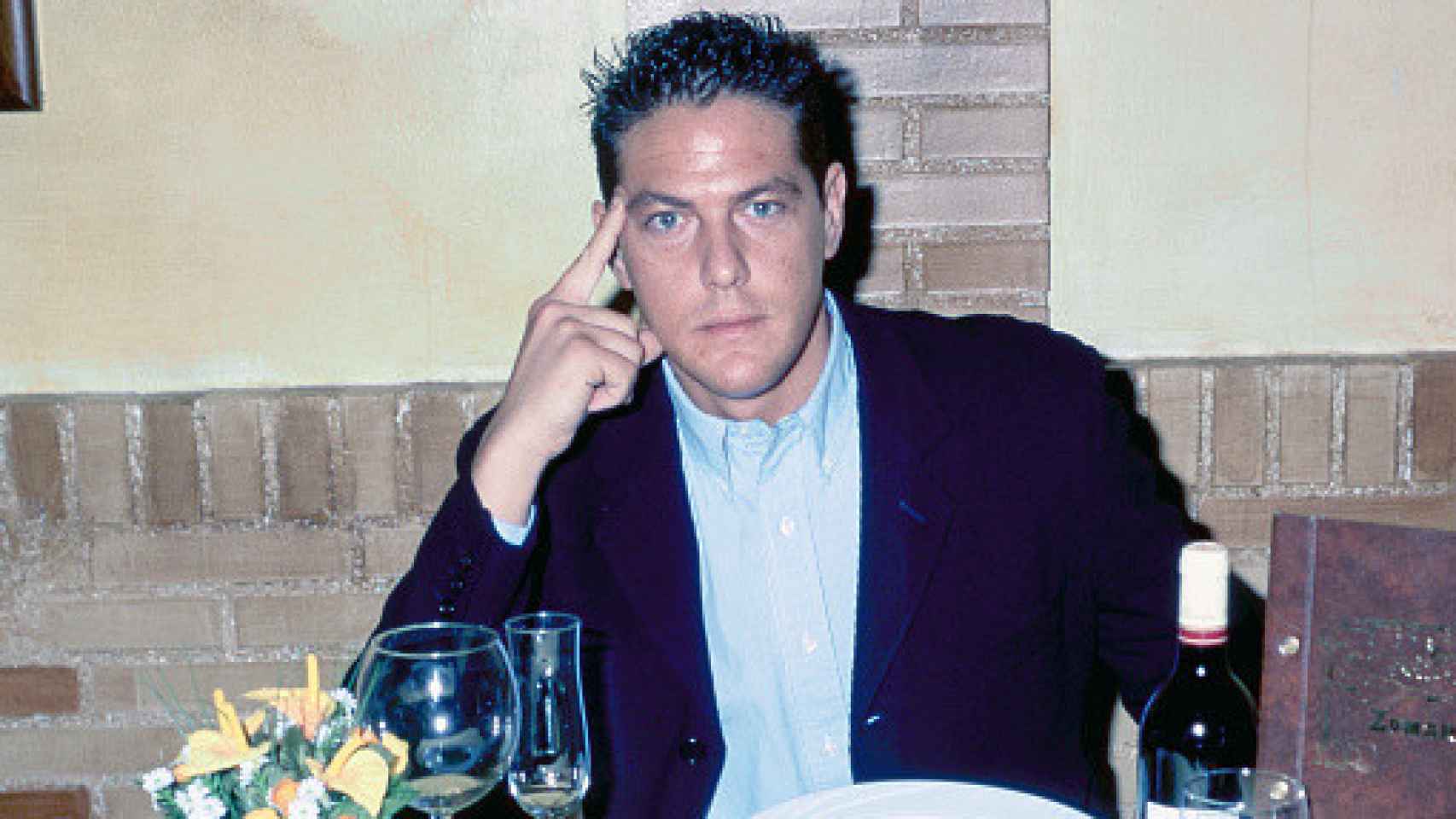 El empresario Óscar Lozano en una imagen de los 90.