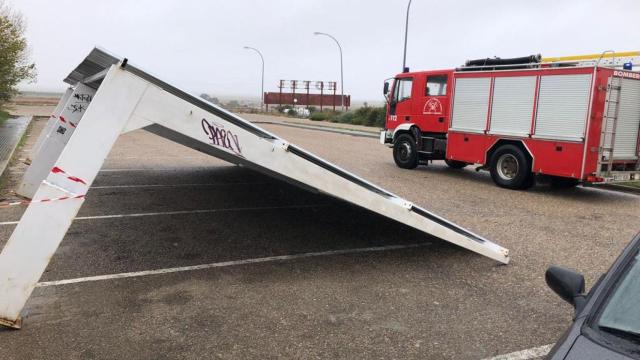 Incidencias por las fuertes rachas de viento