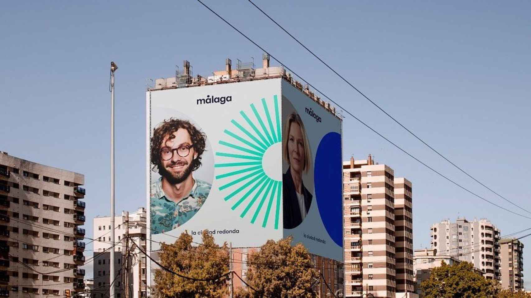 Una imagen de la campaña 'Málaga, ciudad redonda'.