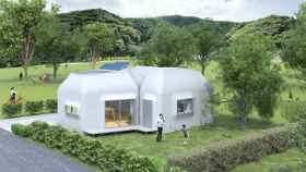 La casa impresa en 3D para dos personas Serendix.