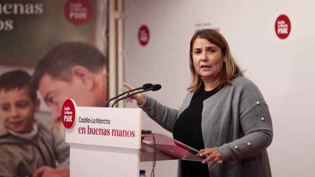 La presidenta del PSOE de Toledo, Tita García Élez. / Foto: Javier Longobardo.