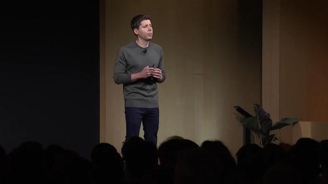 Sam Altman en el DevDay de OpenAI