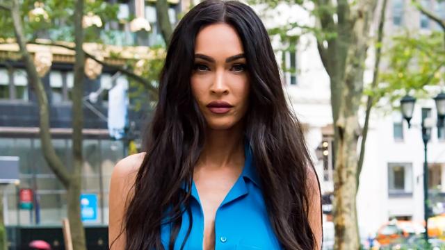 La actriz Megan Fox en la New York Fashion Week en septiembre de 2021.