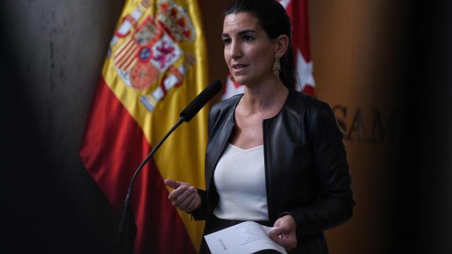 Rocío Monasterio en una fotografía de archivo en la Asamblea de Madrid.