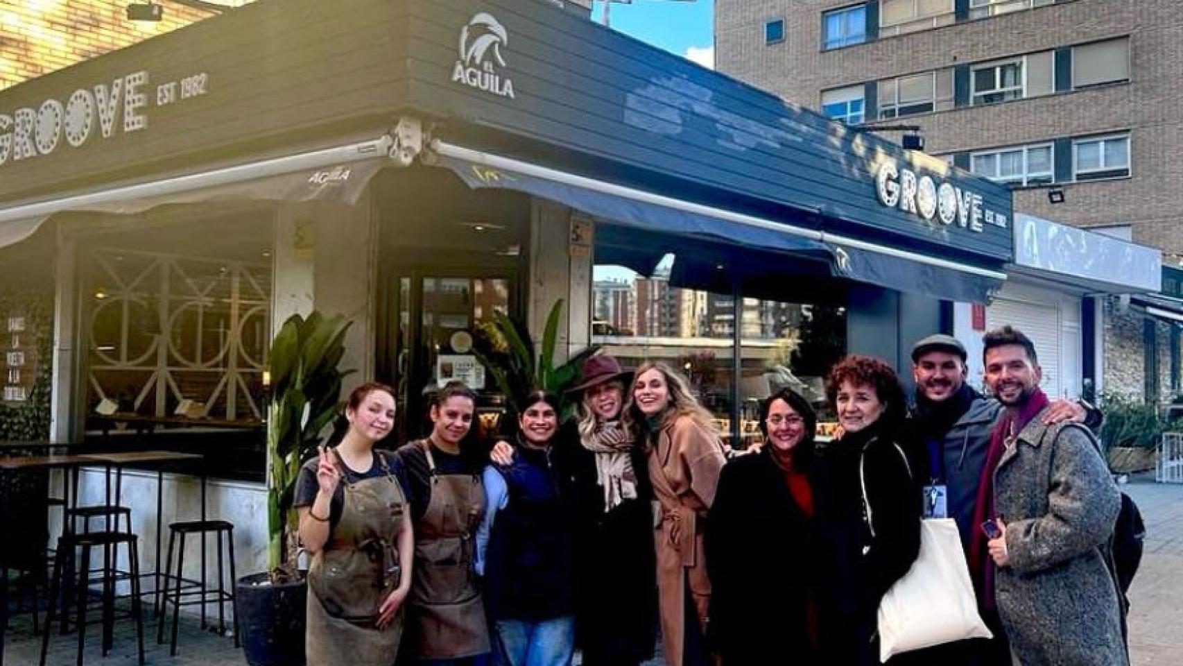 Un bar vallisoletano recibe una visita muy especial