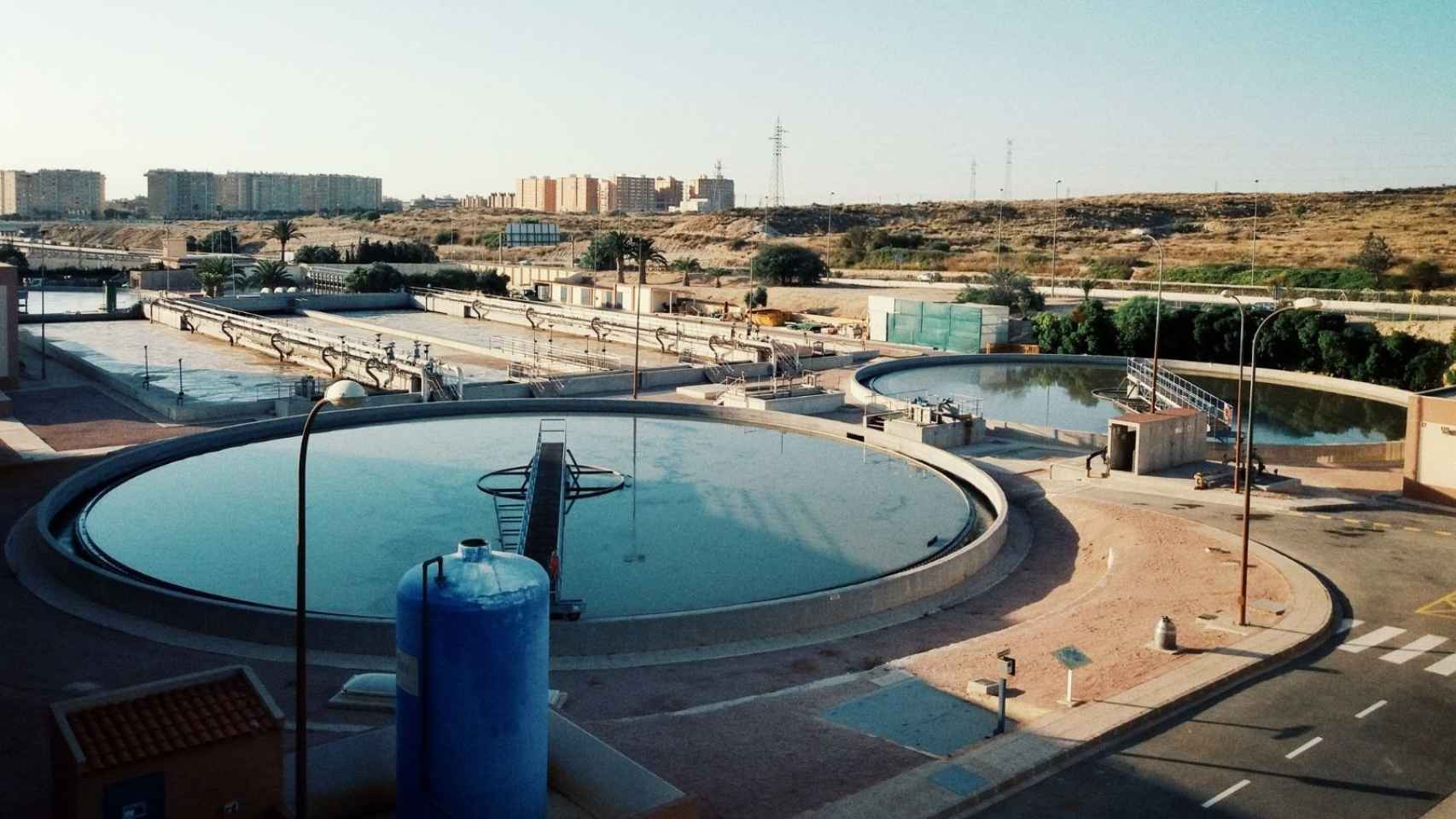 Depuradora de Rincón de León, en Alicante, integrante del proyecto ‘Alicante Agua Circular’.