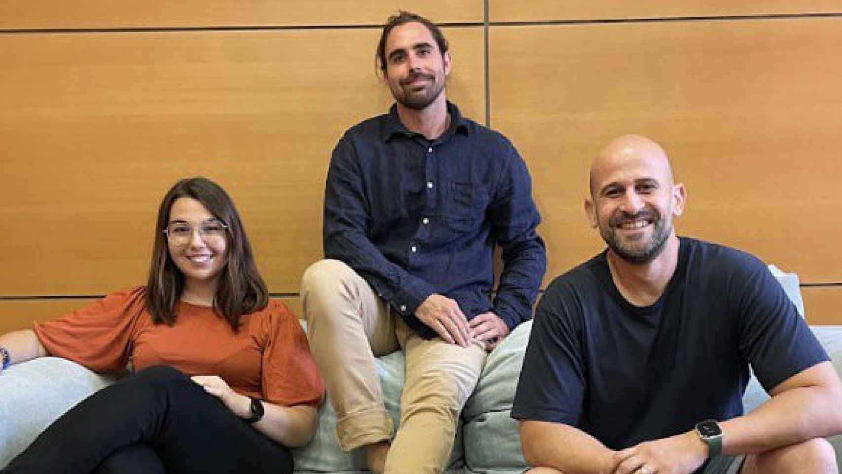 Equipo fundador de la startup Oratrex: Patricia, Emilio y Jose.