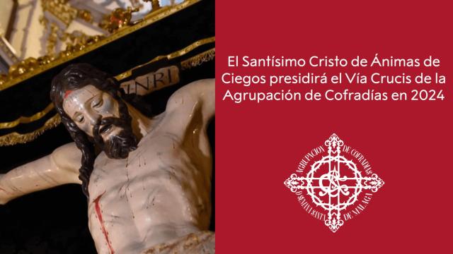 Imagen del  Cristo de Ánimas de Ciegos.