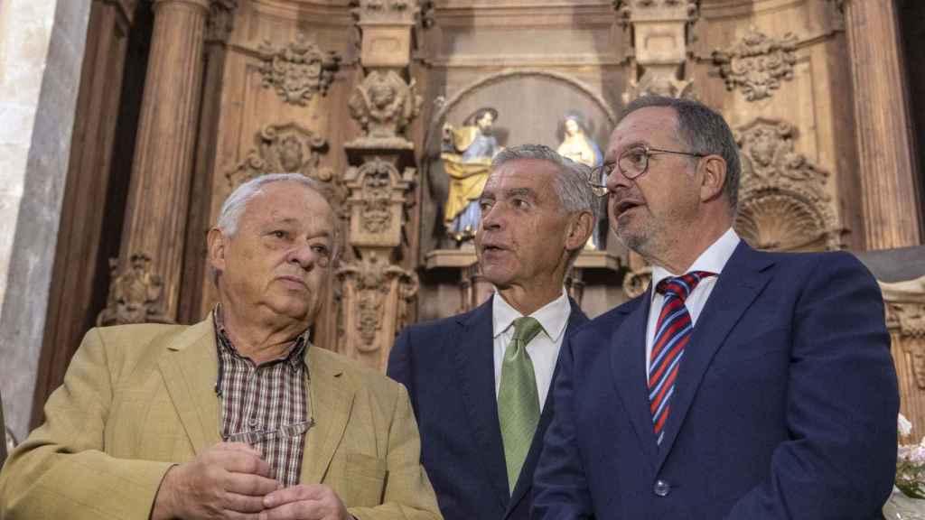 Visita a las reformas realizadas en la iglesia de San Martín de Tours en la ciudad de Salamanca