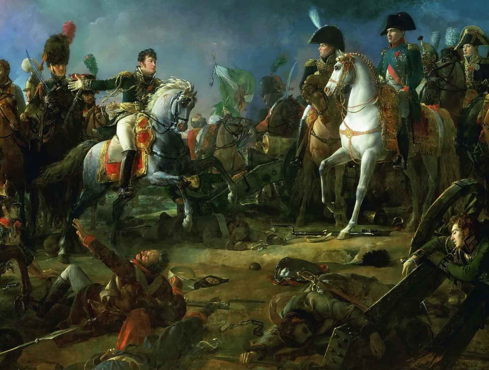 François Gérard: 'Napoleón en la batalla de Austerlitz', 1810