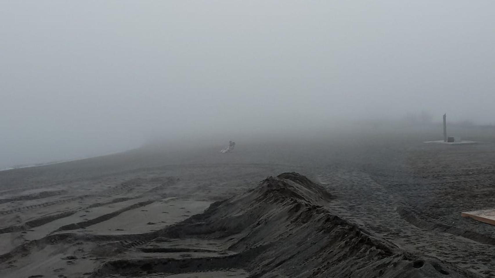 Una imagen de Guadalmar esta tarde.