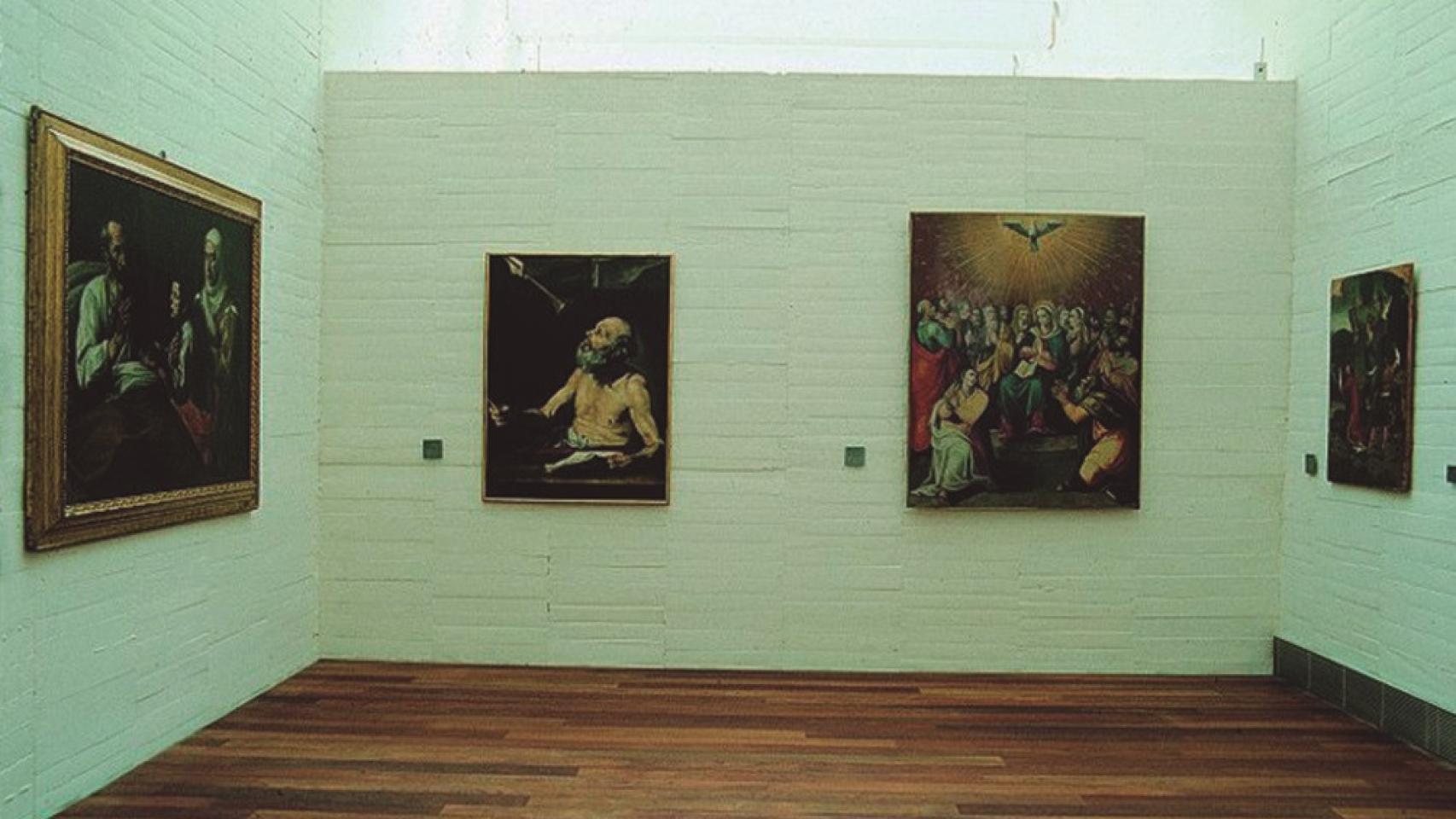 Museo de Zamora. Vista parcial de pintura del siglo XV y XVI