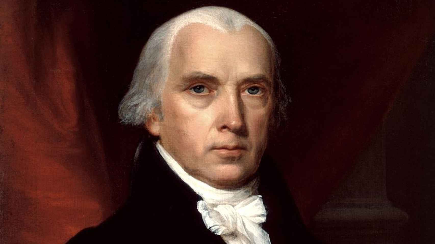 El presidente James Madison.
