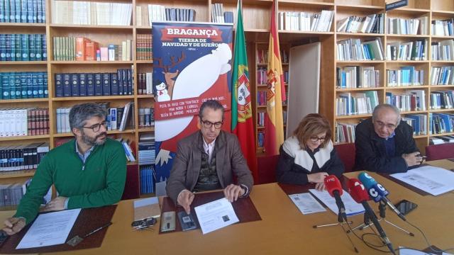 Presentación del programa de Navidad en Braganza en la Fundación Rei Afonso Henriques en Zamora