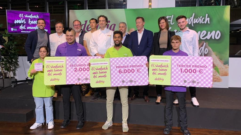 Los galardonados en el concurso de El sándwich más bueno del mundo