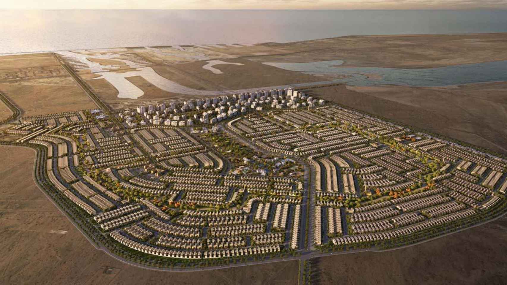 Imagen de uno de los barrios en construcción en Arabia Saudí dentro de su plan de vivienda para 2030