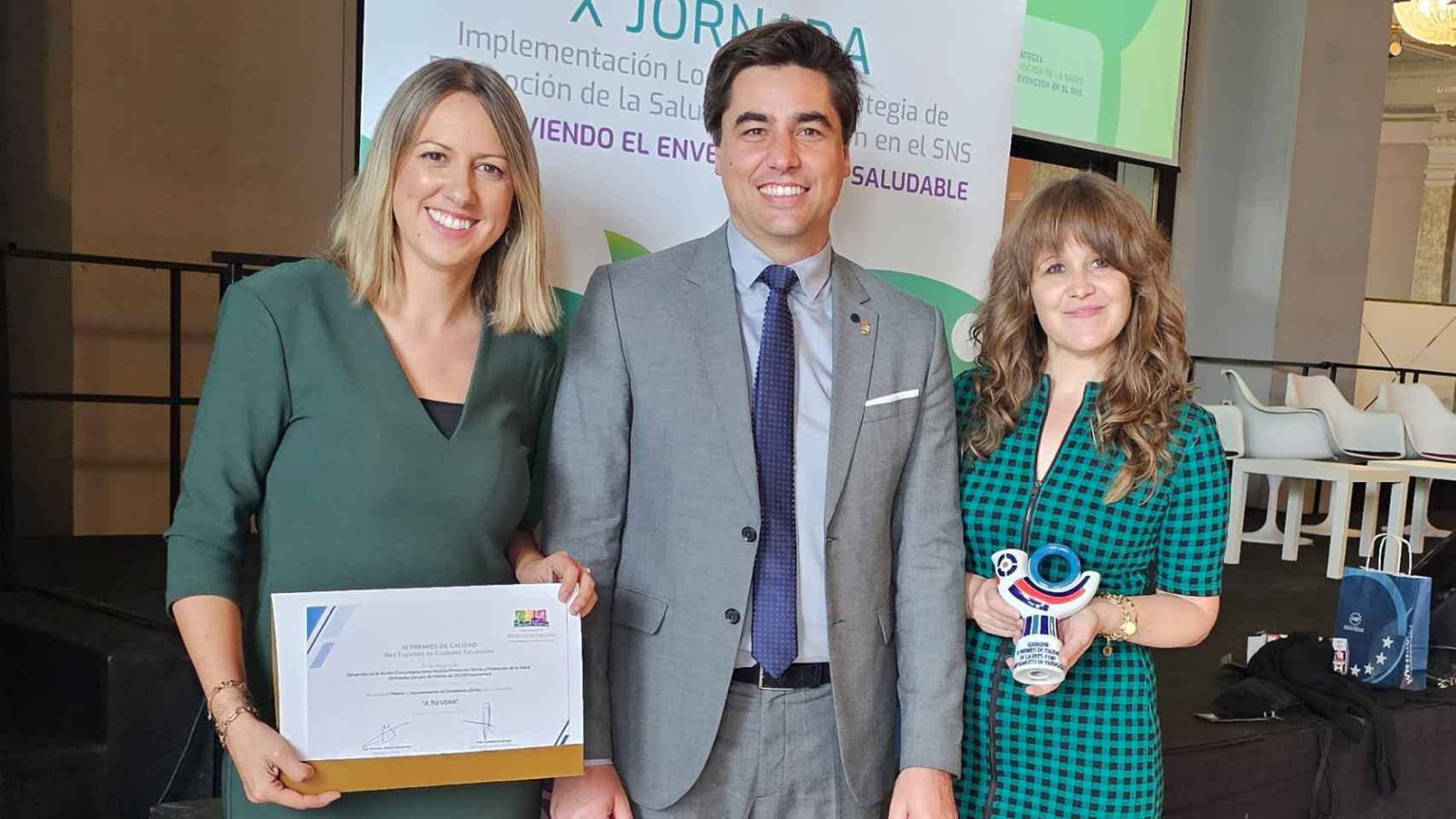 Candeleda recibe el premio nacional de la Red Española de Ciudades Saludables