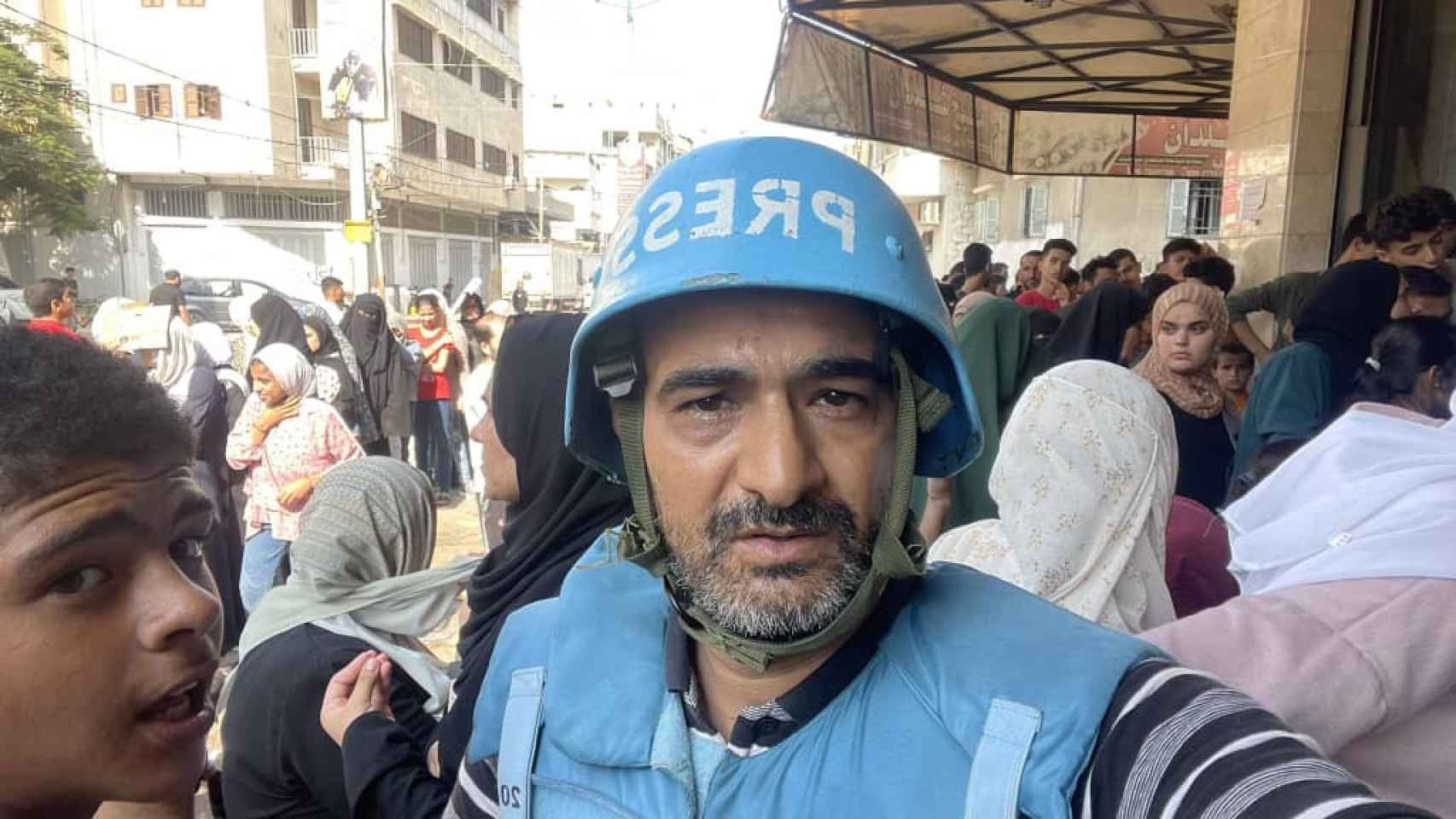 Wissam Abu Zaid, periodista palestino.