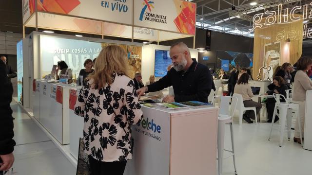 El estand de Turisme Comunitat Valenciana en la feria.