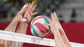 Partido de voleibol.