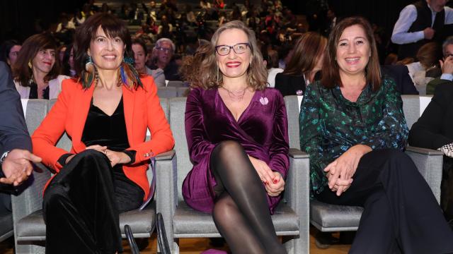 Ana Redondo junto a Victoria Rosell y Francina Armengol en la XX entrega de los reconocimientos y menciones especiales del Día Internacional para la Eliminación de la Violencia contra las Mujeres