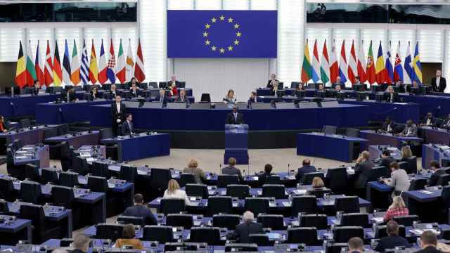 Pleno del Parlamento Europeo, reunido este martes en Estrasburgo.
