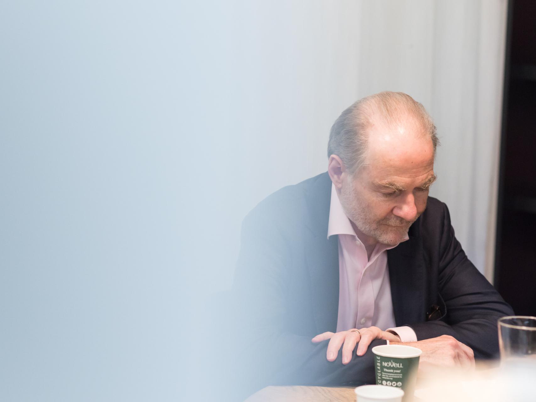 Timothy Garton Ash, en las oficinas de Penguin Random House en Madrid.