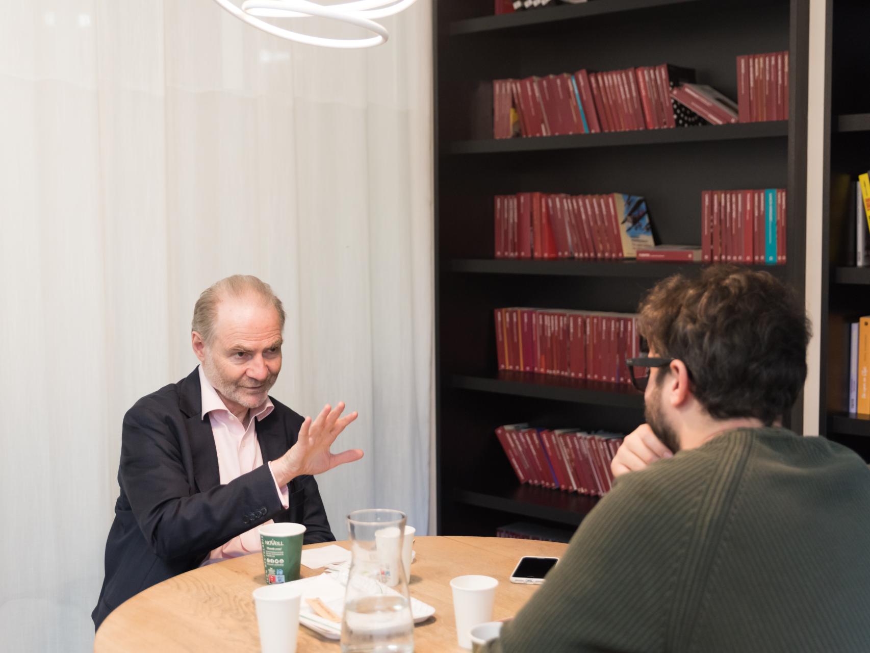 Timothy Garton Ash, en las oficinas de Penguin Random House en Madrid.