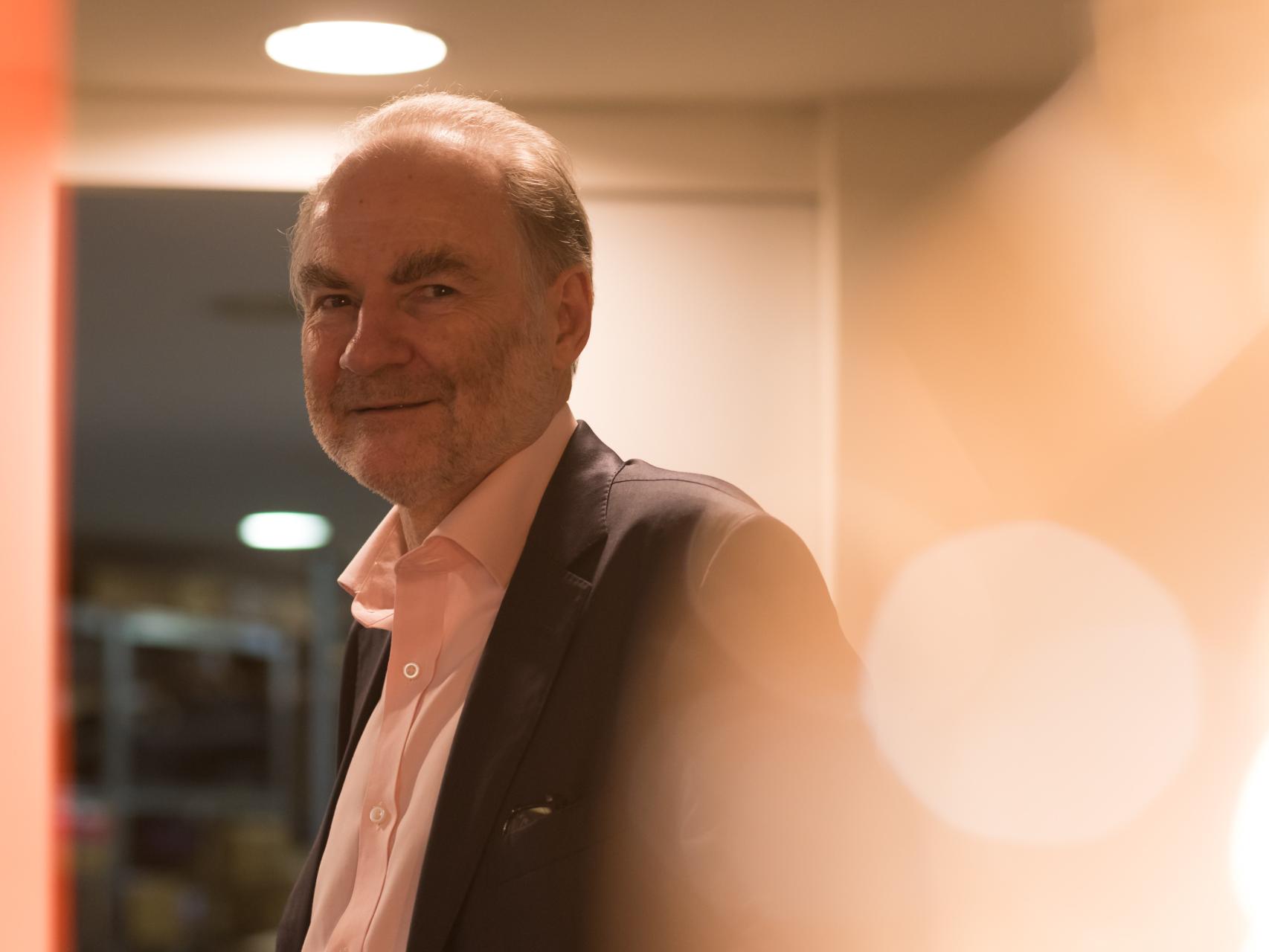 Timothy Garton Ash, en las oficinas de Penguin Random House en Madrid.