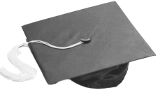 Imagen de un gorro de graduación