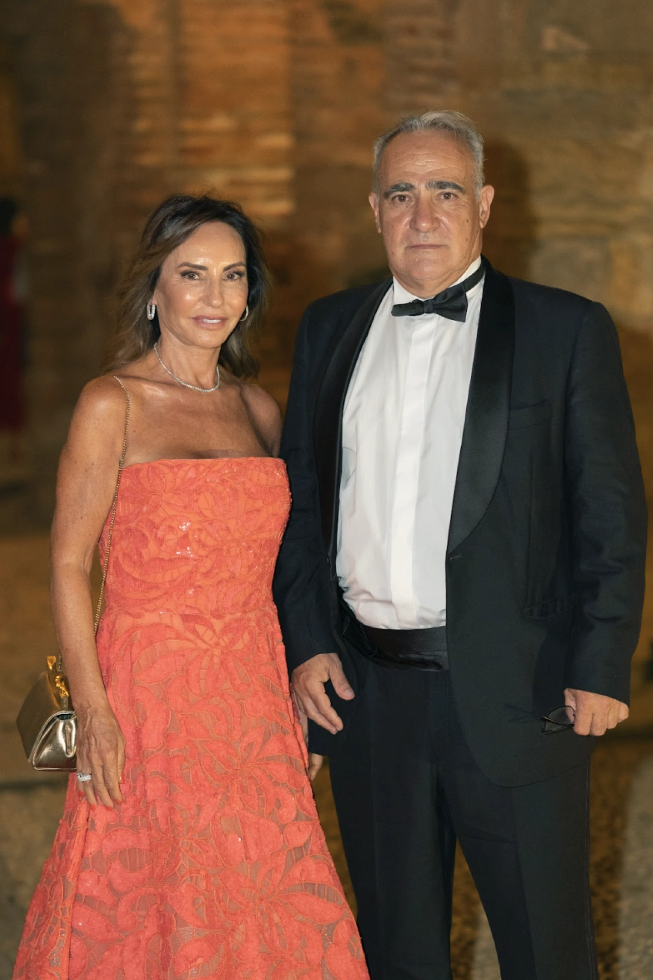 Isabel Molina-Olea Valdés, CEO de Molina Olea con su marido Fernando Arellano Cariñanos en el cocktail