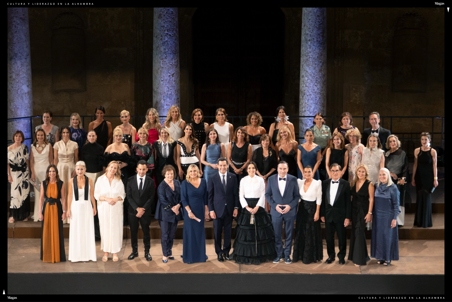 Foto grupal tras la gala