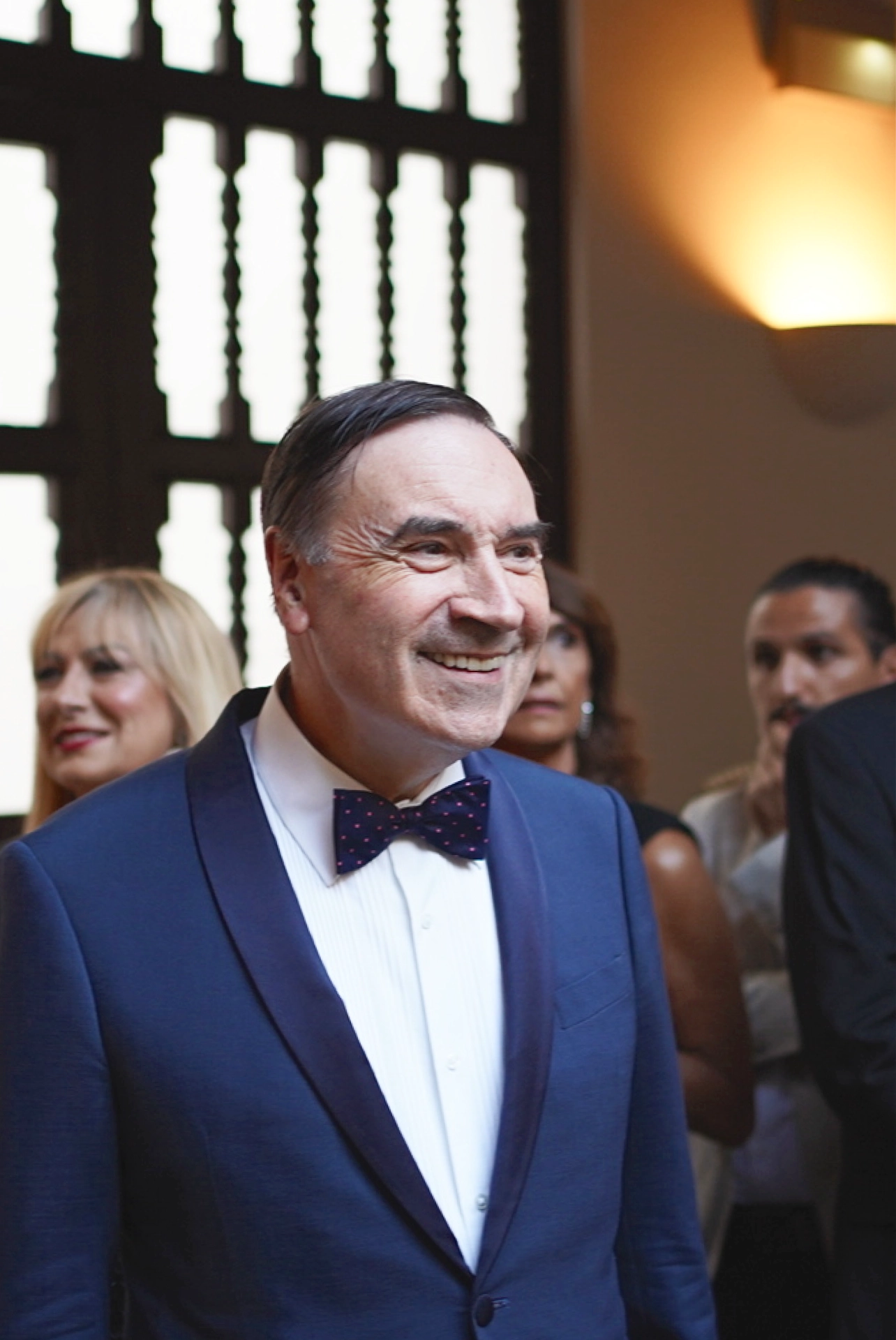 Pedro J. Ramírez en en el parador de la Alhambra