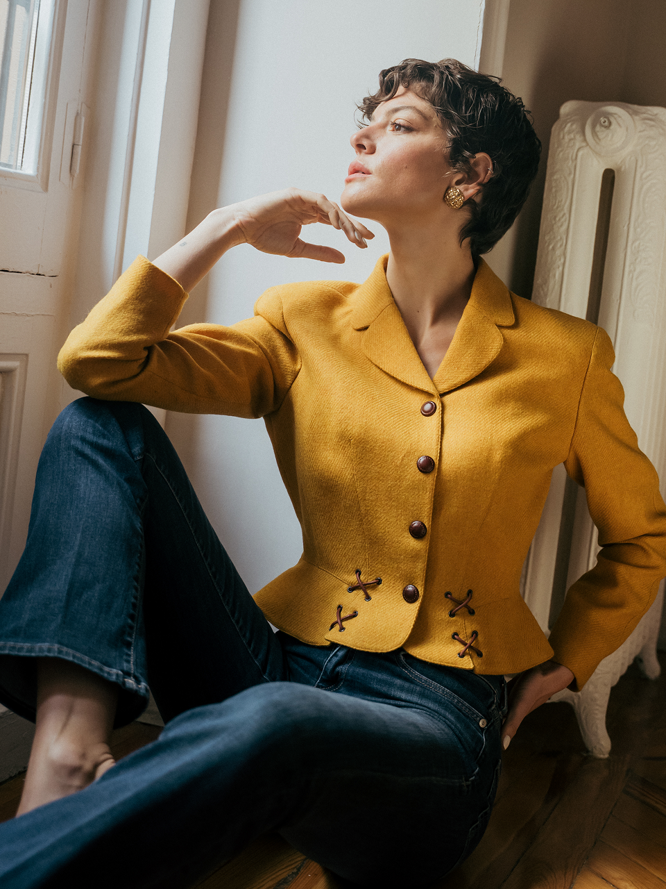 Foto uno de Marta Ortiz con el look tres