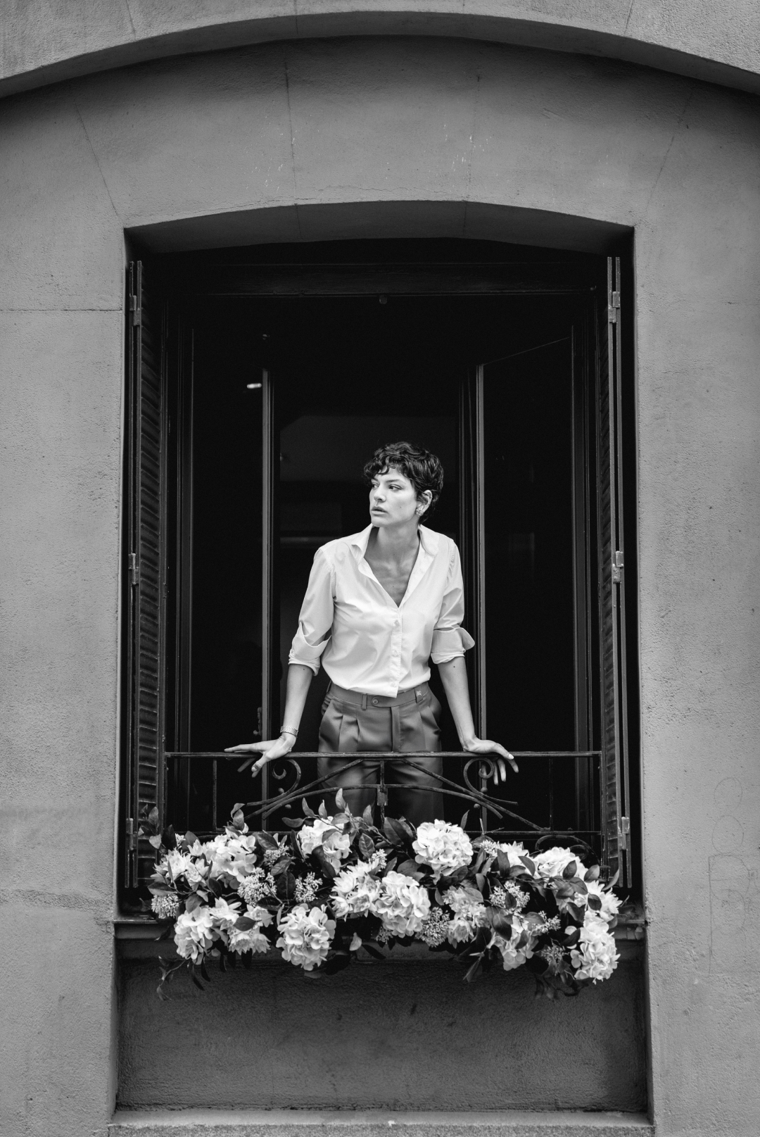 Foto uno de Marta Ortiz con el look cuatro