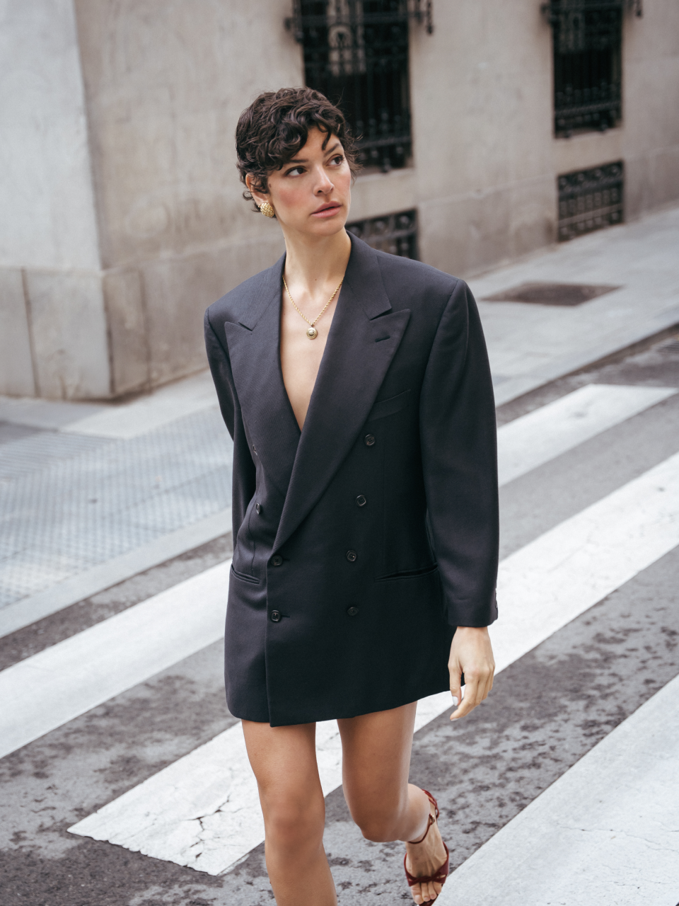 Foto uno de Marta Ortiz con el look cinco