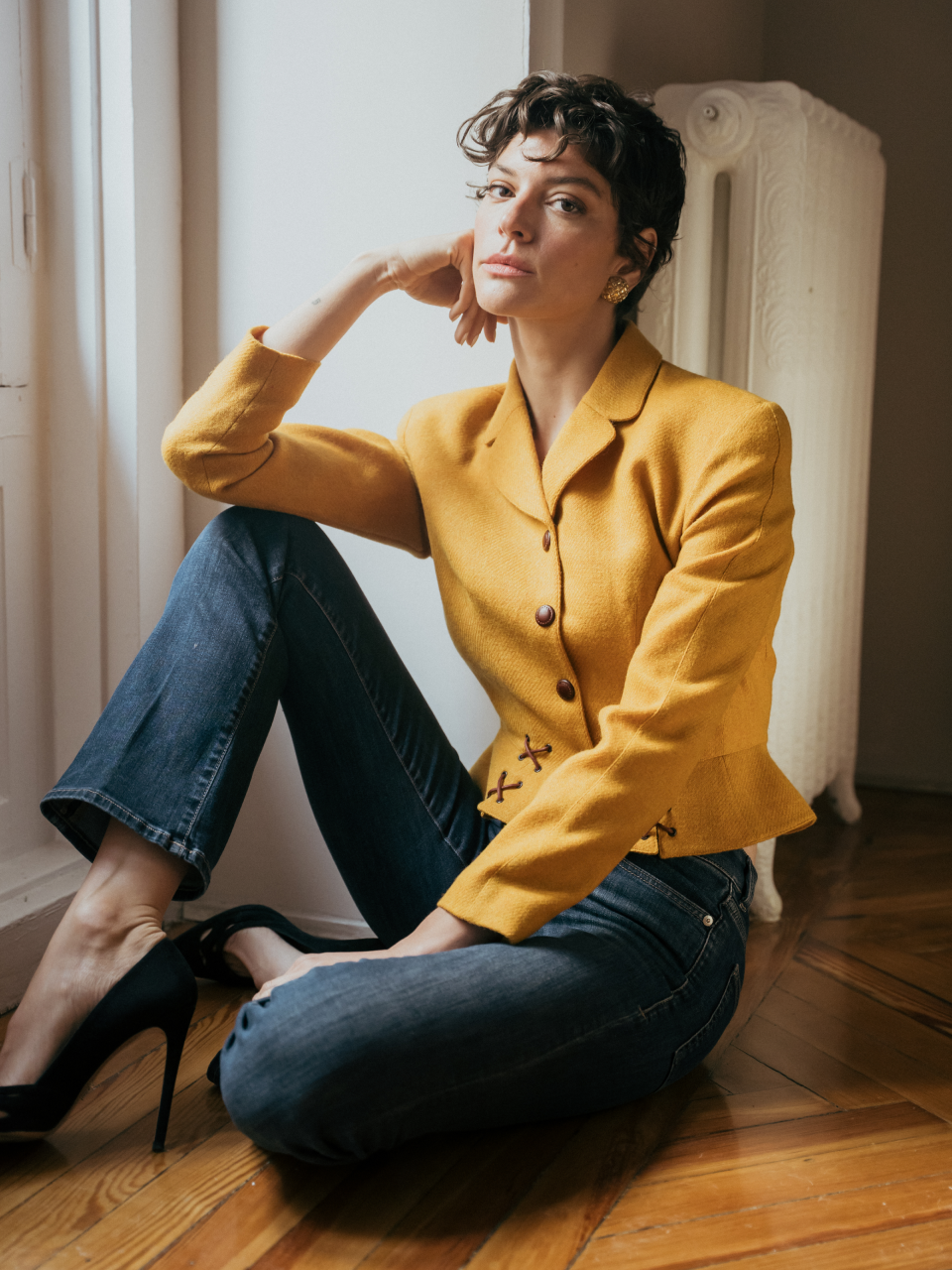 Foto dos de Marta Ortiz con el look tres