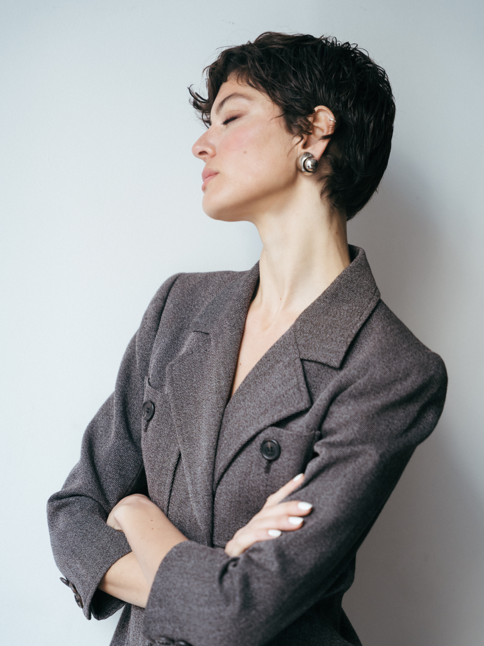 Foto tres de Marta Ortiz con el look dos