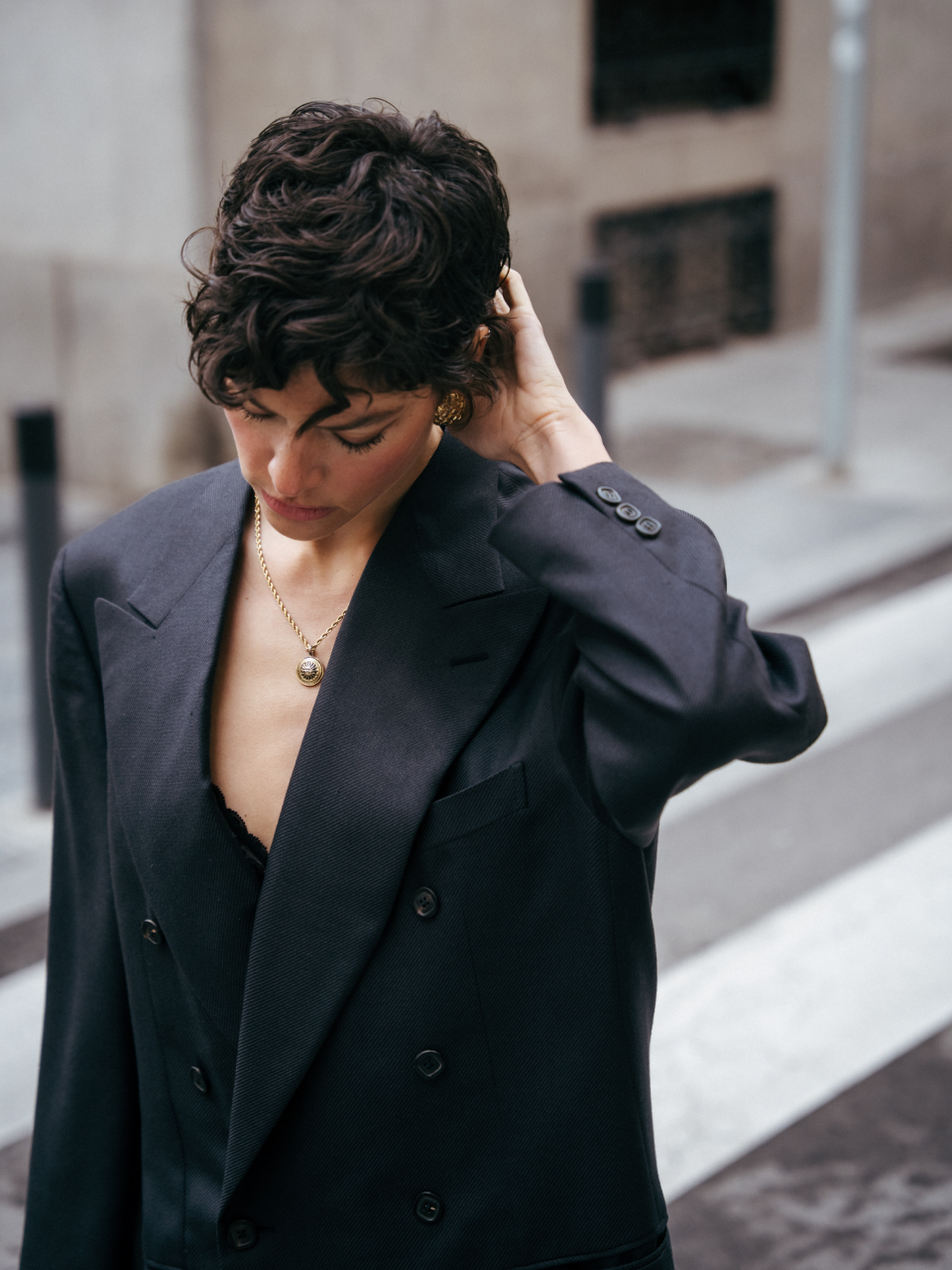 Foto cuatro de Marta Ortiz con el look cinco