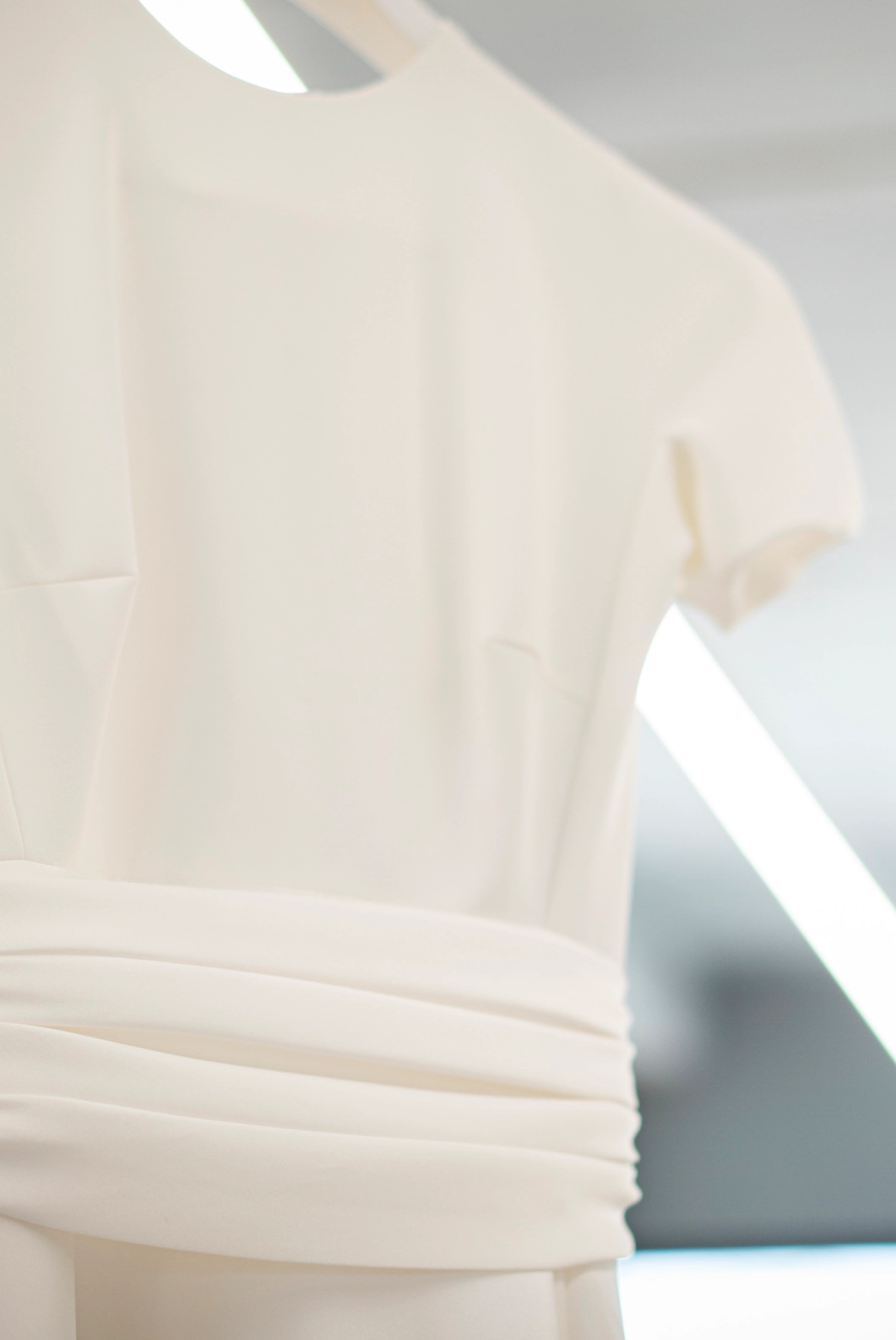 Detalle de un vestido de Rosa Clará