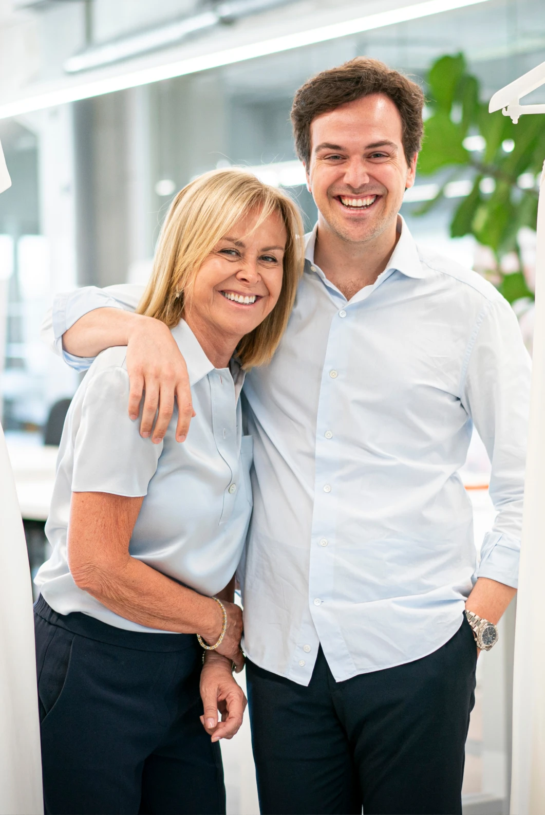 Rosa Clará y su hijo Daniel Clará