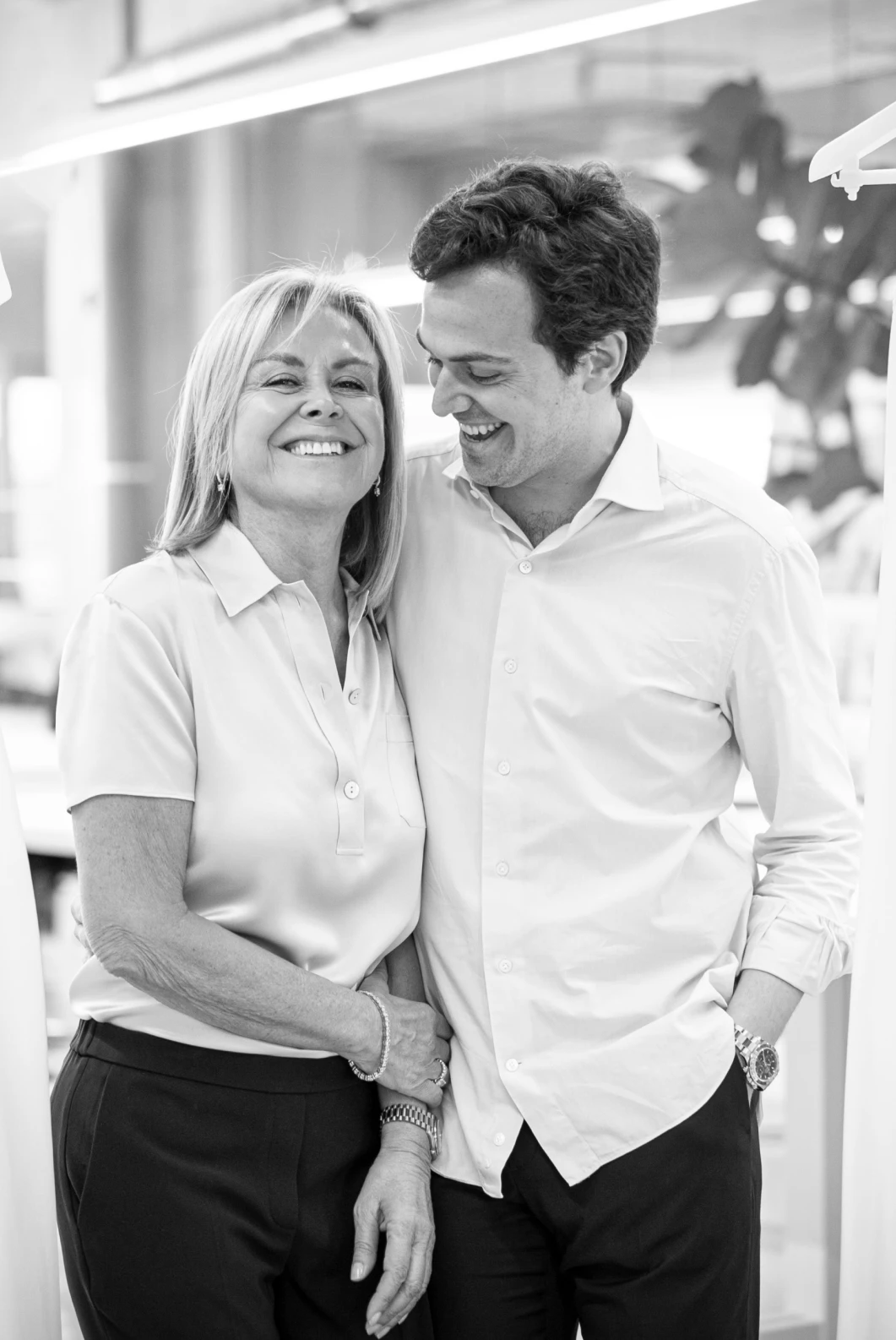 Rosa Clará y su hijo Daniel Clará