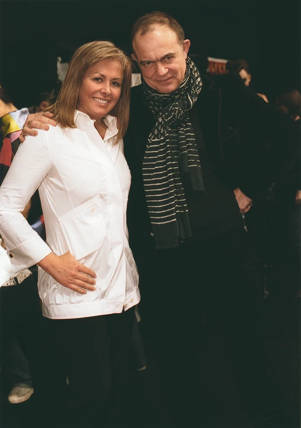 Rosa Clará con Christian Lacroix