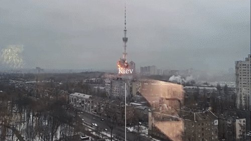 Ciudad de kiev, Mariúpol y Járkov bombardeadas por Rusia