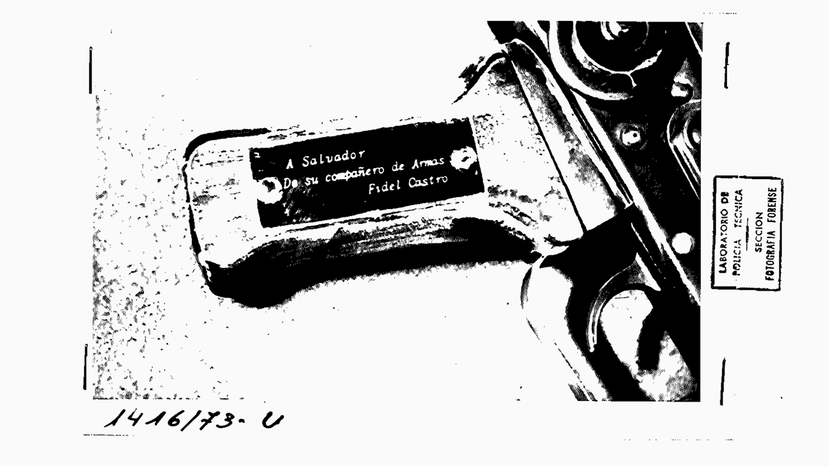 Imagen del arma de Salvador Allende