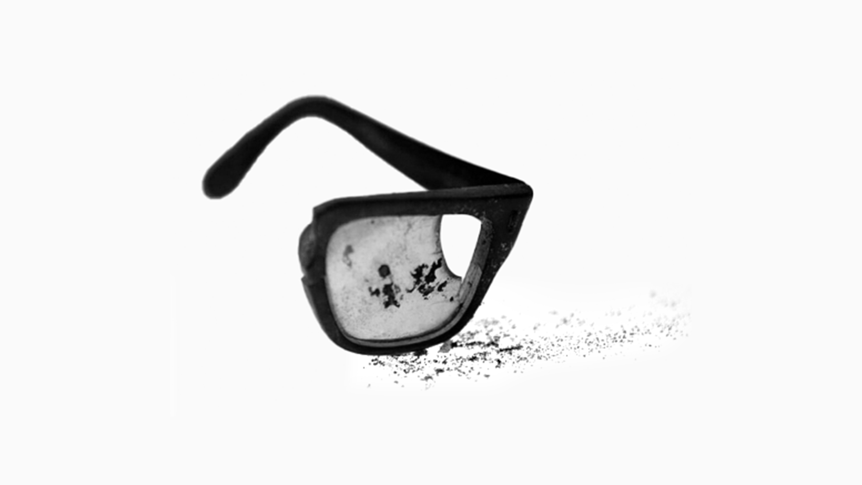 Imagen de la parte encontrada de las gafas de Salvador Allende