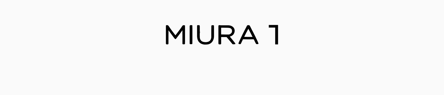 Nombre del cohete, Miura 1