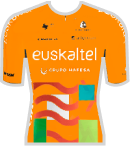 Maillot del equipo EUSKALTEL-EUSKADI de la LA VUELTA 